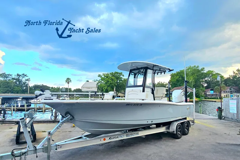 Slide: The Image of 2023 Sea Hunt BX 25 FS boat on trailer at North Florida Yacht Sales. - 0