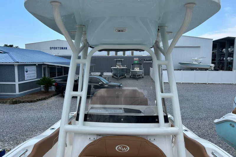 Slide: The Image of 2026 Key West 239 FS boat at marine sales and service lot. - 15