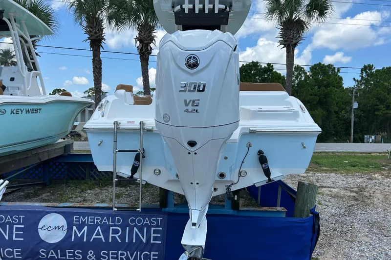Slide: The Image of 2026 Key West 239 FS boat with Yamaha 300 V6 engine at Emerald Coast Marine. - 4