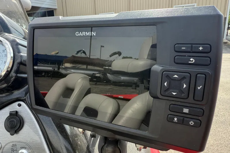 Slide: The Image of Garmin display on 2018 Tracker Pro Team 175 TXW boat dashboard. - 12