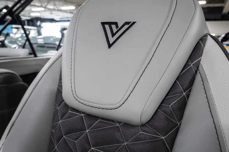 Slide: The Image of Luxurious Viaggio D22U 2026 seat with geometric stitching and sleek design. - 17