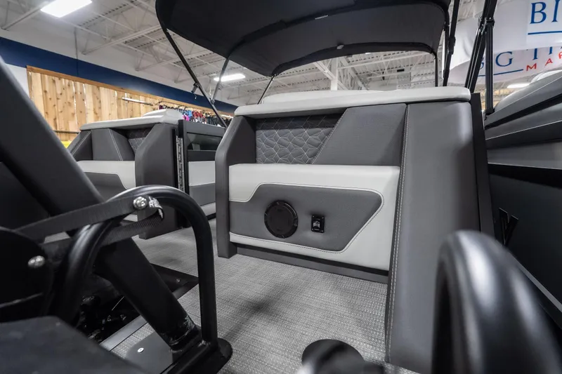 Slide: The Image of Interior of 2026 Viaggio D22U boat showcasing modern seating and design features. - 8