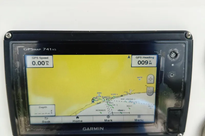 Slide: The Image of Garmin GPSMAP 741xs display on 2016 Robalo R222 Center Console boat. - 8