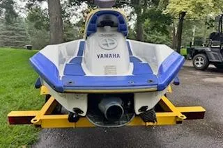Slide: The Image of 1996 Yamaha WaveRunner 650 Waverunner III on trailer, parked outdoors. - 5