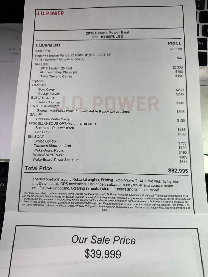 Slide: The Image of Scarab 255 HO Impulse 2015 - 11