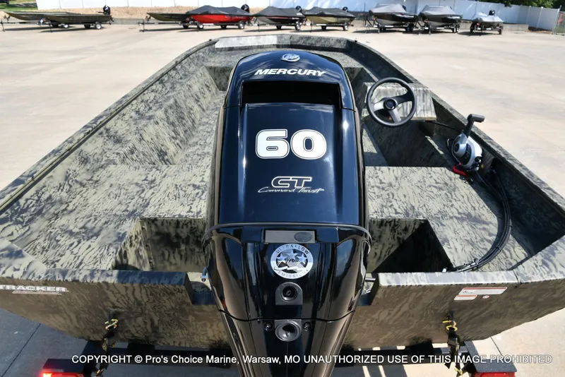 Slide: The Image of Tracker Grizzly 2072 Side Console Utility Jon w/60HP Mercury 4 Stroke 2026 - 46