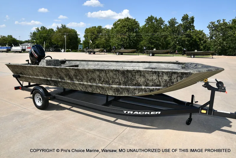 Slide: The Image of Tracker Grizzly 2072 Side Console Utility Jon w/60HP Mercury 4 Stroke 2026 - 48