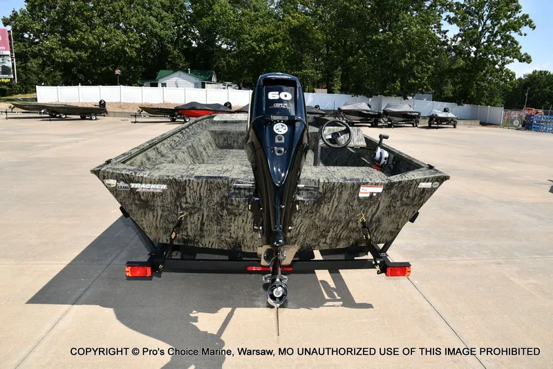 Slide: The Image of Tracker Grizzly 2072 Side Console Utility Jon w/60HP Mercury 4 Stroke 2026 - 7