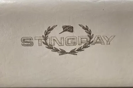 Slide: The Image of Stingray 195FX 2007 logo with laurel wreath design on white background. - 13