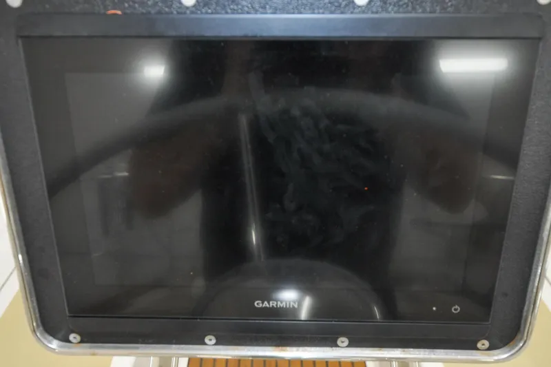 Slide: The Image of Garmin navigation display on 1986 Hinckley Sou'wester 51 yacht. - 34