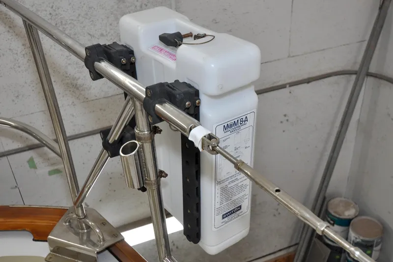 Slide: The Image of Safety equipment mounted on a Hinckley Sou'wester 51 sailboat, 1986 model. - 21