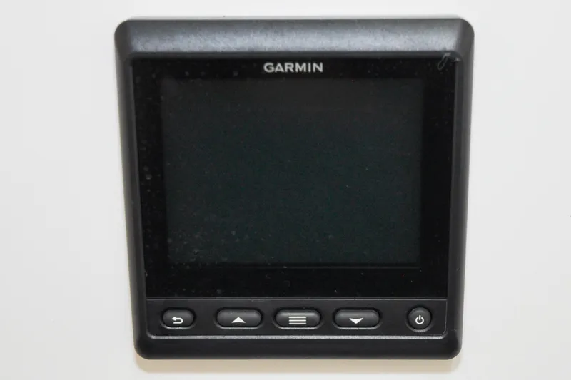 Slide: The Image of Garmin marine display on 1986 Hinckley Sou'wester 51 yacht. - 48