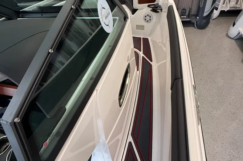 Slide: The Image of 2026 Monterey Elite 27 SD boat interior with sleek design and modern features. - 13