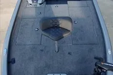 Slide: The Image of 2026 Vexus AVX1980 boat interior with central seat and storage compartments. - 4