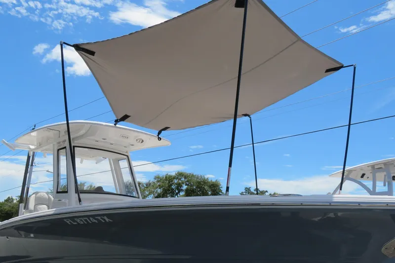 Slide: The Image of 2025 Sea Fox 268 Commander boat with sunshade, twin Yamaha F200s, Sarasota, FL. - 13