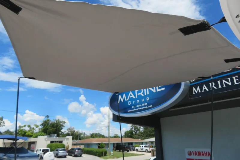 Slide: The Image of Outdoor canopy at marine dealership, showcasing Sea Fox 268 Commander, Sarasota, FL. - 17