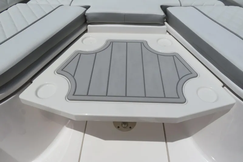 Slide: The Image of Bow seating area of 2025 Sea Fox 268 Commander with cup holders, Sarasota, FL. - 22