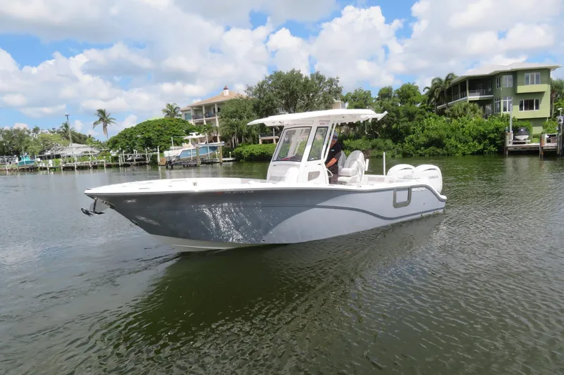 Slide: The Image of 2025 Sea Fox 268 Commander boat with twin Yamaha F200s in Sarasota, FL. - 44