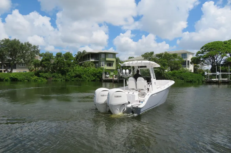 Slide: The Image of 2025 Sea Fox 268 Commander with twin Yamaha engines on Sarasota waters. - 45