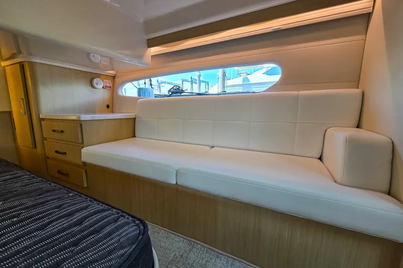 Slide: The Image of Luxurious interior of 2026 Regal 38 Grande Coupe with elegant seating and modern design. - 50