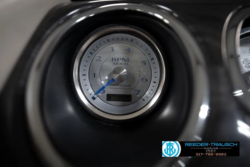 Slide: The Image of Close-up of Kicker KRC-15 audio control panel on 2016 Bennington 2375 RSB boat. - 37