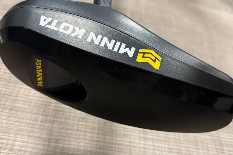 Slide: The Image of Minn Kota PowerDrive motor on a Sun Tracker Bass Buggy 16 XL, 2021 model. - 11