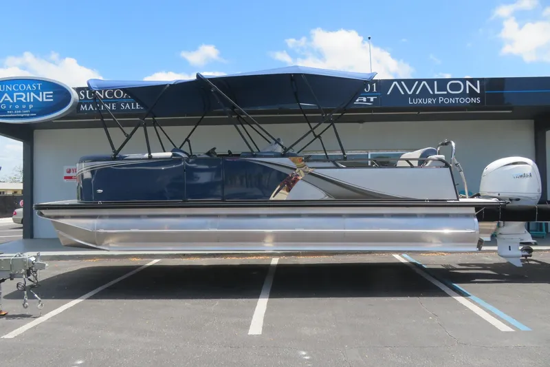 Slide: The Image of 2025 Avalon 2385 LSZ Versatile Rear Lounger luxury tri-toon at Suncoast Marine, Sarasota, FL. - 17