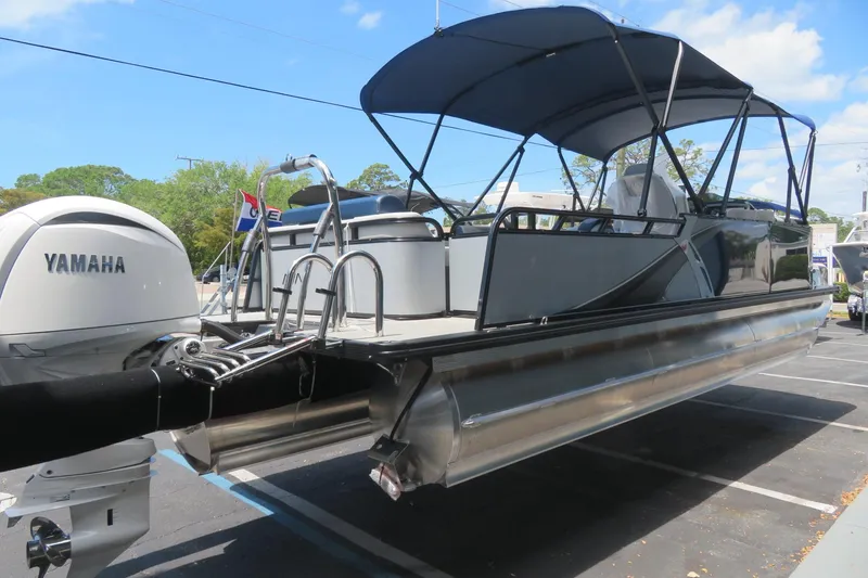 Slide: The Image of 2025 Avalon 2385 LSZ Versatile Rear Lounger luxury tri-toon boat with Yamaha engine, Sarasota, FL. - 25