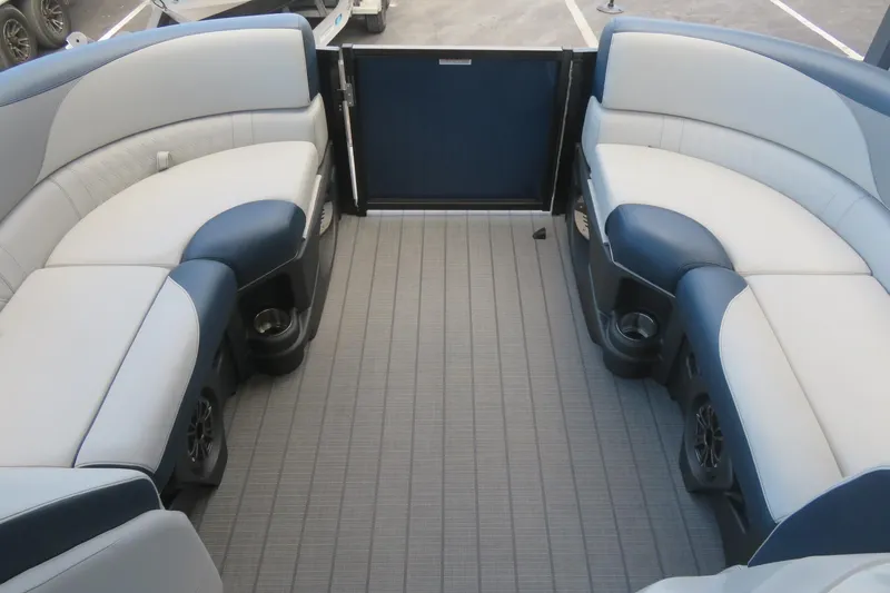 Slide: The Image of 2025 Avalon 2385 LSZ Versatile Rear Lounger interior with luxury seating, Sarasota, FL. - 33