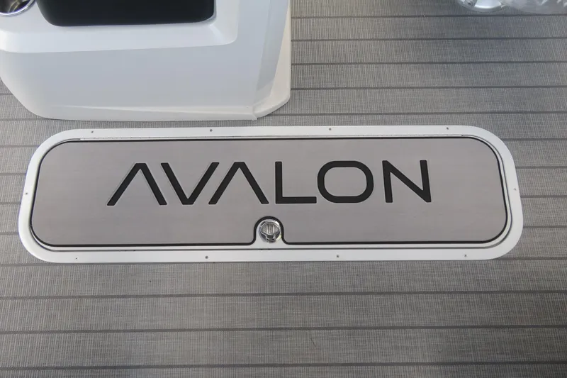 Slide: The Image of 2025 Avalon 2385 LSZ Versatile Rear Lounger deck detail, Sarasota, FL. - 68