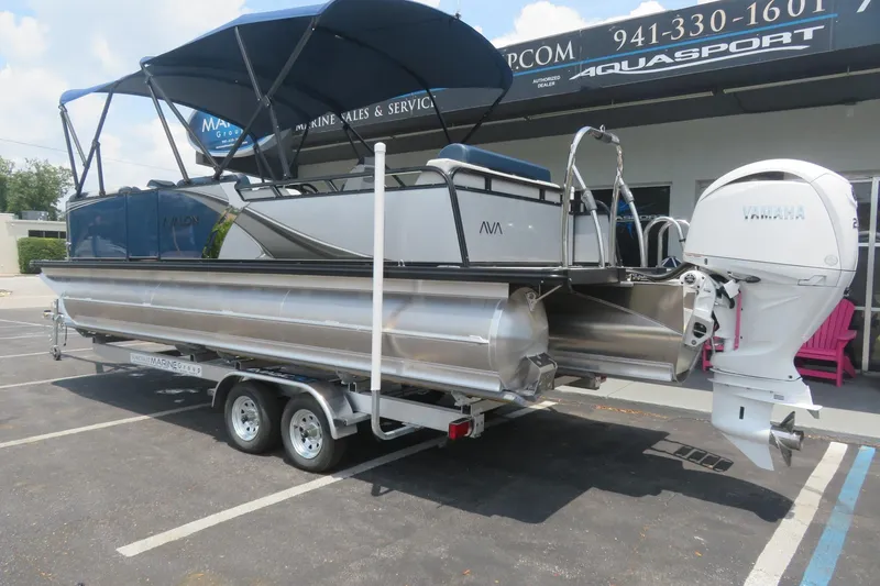 Slide: The Image of 2025 Avalon 2385 LSZ Versatile Rear Lounger luxury tri-toon boat in Sarasota, FL. - 79