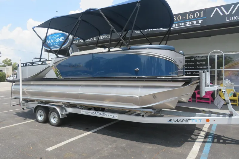 Slide: The Image of 2025 Avalon 2385 LSZ Versatile Rear Lounger luxury tri-toon boat in Sarasota, FL. - 84