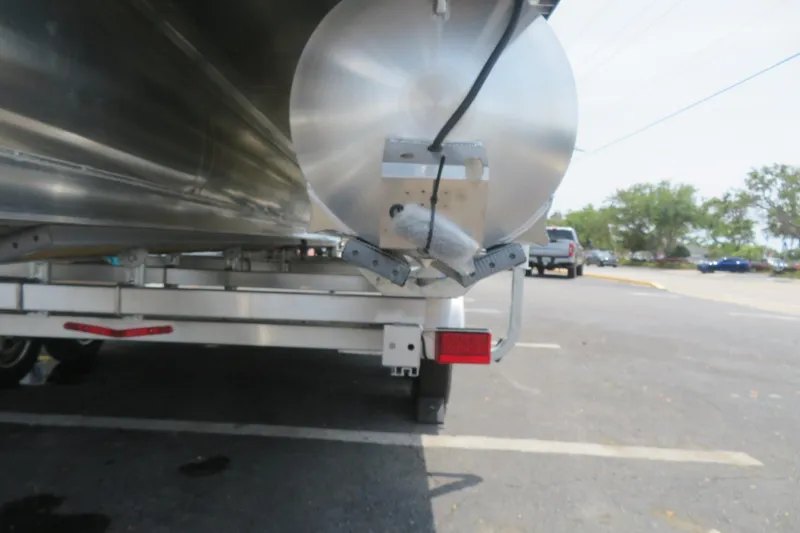 Slide: The Image of 2025 Avalon 2385 LSZ Versatile Rear Lounger pontoon boat on trailer, Sarasota, FL. - 88