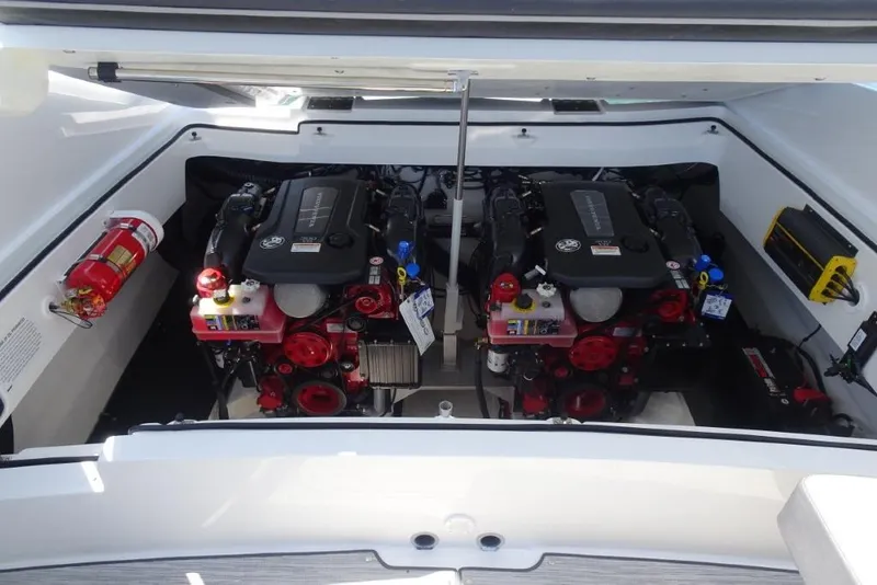 Slide: The Image of 2025 Cobalt R30 engine compartment with dual engines and safety equipment. - 22