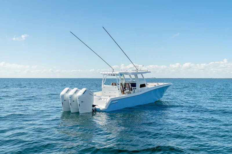 Slide: The Image of 2025 Invincible 43 Open Fisherman boat on open water - 5