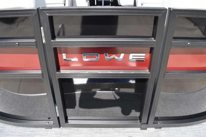 Slide: The Image of 2026 Lowe SS 210 WT boat interior with sleek, modern seating design. - 10