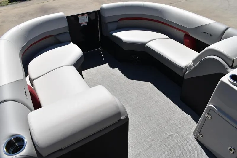 Slide: The Image of 2026 Lowe SS 210 WT boat interior with spacious seating and modern design. - 23
