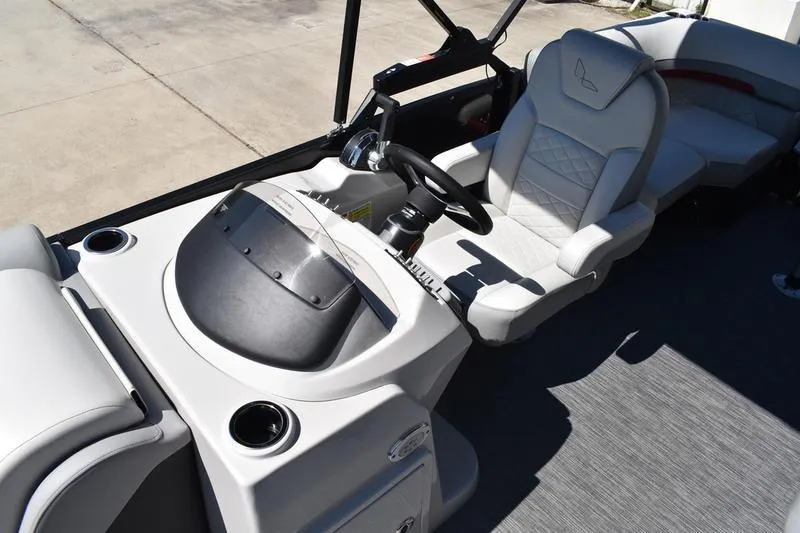 Slide: The Image of 2026 Lowe SS 210 WT boat with SunShade 1000 Series canopy mechanism. - 27