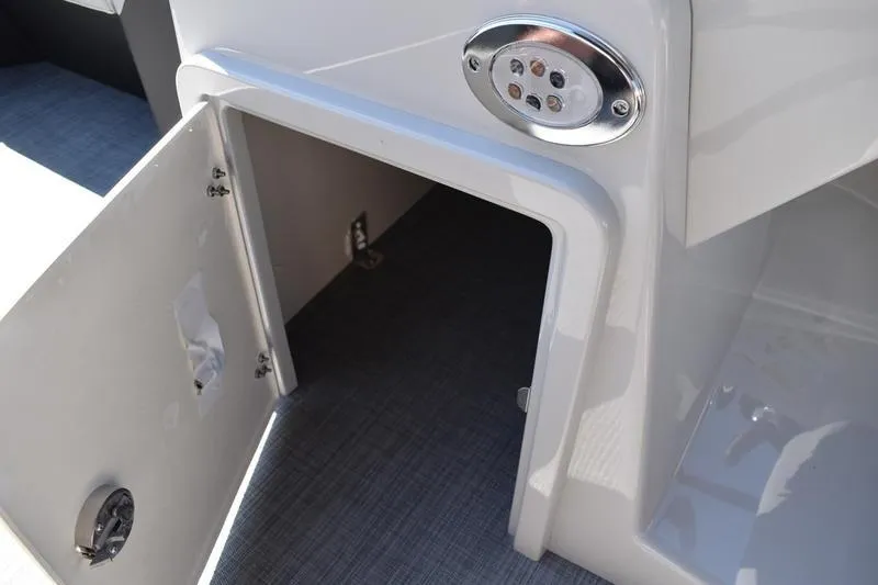 Slide: The Image of Captain's chair in 2026 Lowe SS 210 WT boat, featuring sleek design and comfortable seating. - 33