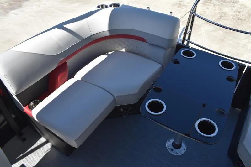 Slide: The Image of Dashboard of 2026 Lowe SS 210 WT boat with gauges and switches. - 38