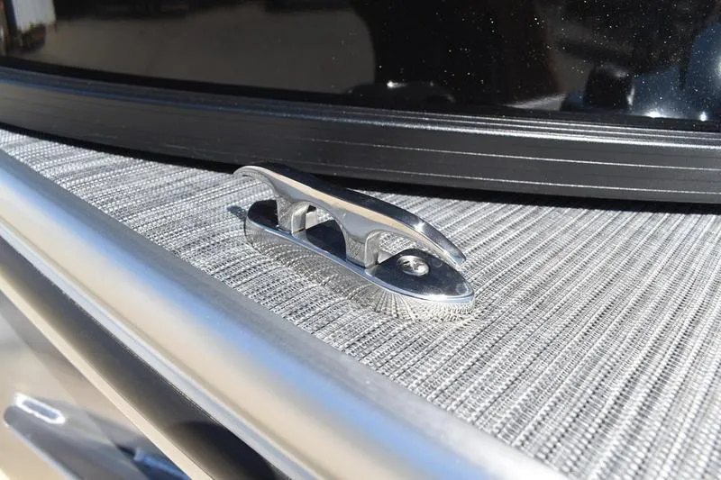 Slide: The Image of 2026 Lowe SS 210 WT boat interior with seating and storage compartments. - 57