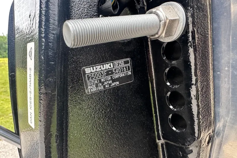 Slide: The Image of Close-up of a Suzuki motor component on a 2025 Tahoe 2585. - 6