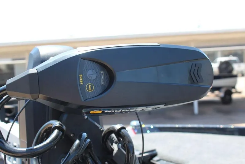 Slide: The Image of 2026 Skeeter ZXE21 boat motor close-up, showcasing advanced design and technology. - 8