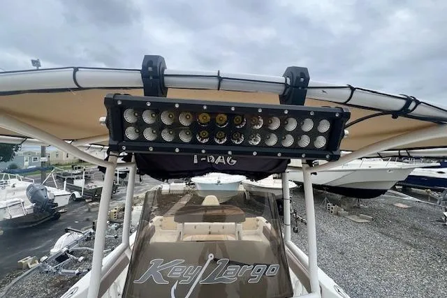Slide: The Image of 2019 Key Largo 2100 WI boat with T-top and LED light bar. - 7