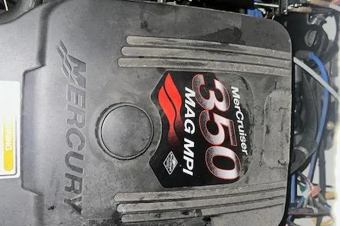 Slide: The Image of MerCruiser 350 MAG MPI engine in a 2006 Crownline 266 boat. - 6