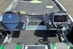 Slide: The Image of 2019 Ranger Z519 boat interior with dual consoles and advanced navigation system. - 5
