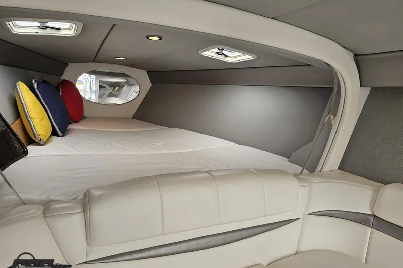 Slide: The Image of Interior cabin of 2005 Formula 353 FASTech boat with cushions and modern design. - 80