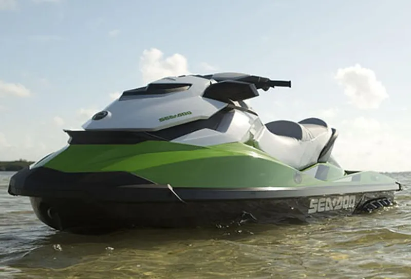 Slide: The Image of Manufacturer Provided Image: 2014 Sea-Doo GTI SE 130 jet ski on water. - 3