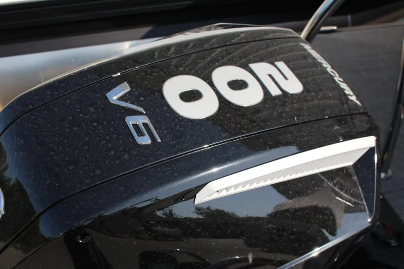 Slide: The Image of Mercury V6 outboard engine on 2026 Barletta Cabrio 22QC boat. - 5