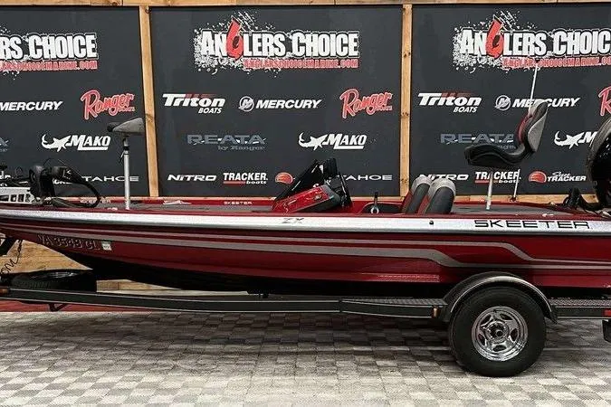 The Image of 2014 Skeeter ZX 190 boat displayed at Anglers Choice event. - 0